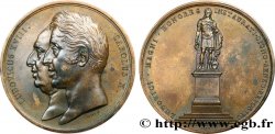CHARLES X Médaille, Hommage à Louis XIV par Charles X et Louis XVIII