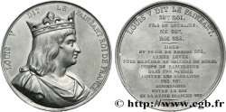 LUDWIG PHILIPP I Médaille, Roi Louis V dit le fainéant