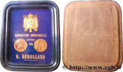 BELGIUM - KINGDOM OF BELGIUM - LEOPOLD II Tableau, Fac-similé, Médaille, Exposition Universelle