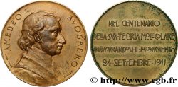 SCIENCES & SCIENTIFIQUES Médaille, Amedeo Avogadro, Centenaire de sa théorie moléculaire
