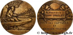 TROISIÈME RÉPUBLIQUE Médaille, Récompense pour grosses truites