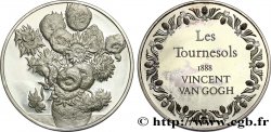 THE 100 GREATEST MASTERPIECES Médaille, Les Tournesols de Van Gogh