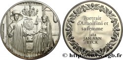 THE 100 GREATEST MASTERPIECES Médaille, Portrait d’Arnolfini et sa femme