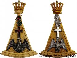 FRANC - MAÇONNERIE Médaille, Décoration Rose-croix