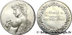THE 100 GREATEST MASTERPIECES Médaille, David de Michel-Ange