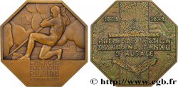 SCIENCE & SCIENTIFIC Médaille, Usine de Kembs, Première section du grand canal d’Alsace