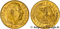 QUINTA REPUBLICA FRANCESA Module de 20 francs, Charles de Gaulle