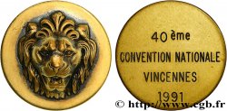 CLUBS PHILANTHROPIQUES : LIONS CLUB,  ROTARY, ETC. Médaille, 40e convention nationale, Lions Club