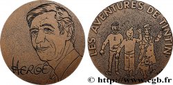 LIVRES - JETONS ET MÉDAILLES Médaille, Hergé, Les aventures de Tintin