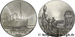 MER ET MARINE : PAQUEBOTS, NAVIRES, BATEAUX Médaille, Paquebot Titanic