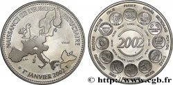 CINQUIÈME RÉPUBLIQUE Médaille, Essai, Naissance de l’Euro fiduciaire