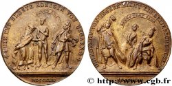 AUSTRIA - KINGDOM OF BOHEMIA - MARIA-THERESA Médaille satyrique - Humiliation de Marie-Thérèse par Frédéric II
