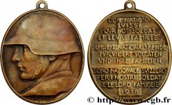 SUISSE - CONFEDERATION Médaille, Don national suisse pour nos soldats et leurs familles