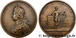 LOUIS XIV  THE SUN KING  Médaille, Levée de 60000 matelots, refrappe