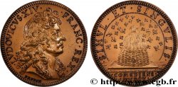 LOUIS XIV LE GRAND OU LE ROI SOLEIL Médaille, Comédiens du roi, refrappe