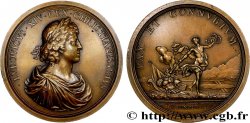 LOUIS XIV THE SUN KING Médaille, Mariage du roi, refrappe