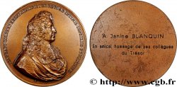 LOUIS XIV  THE SUN KING  Médaille, Amical hommage de ses collègues du Trésor