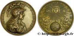 LOUIS XIV  THE SUN KING  Médaille, NEC PLVRIBVS IMPAR, frappe moderne