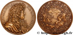LOUIS XIV LE GRAND OU LE ROI SOLEIL Médaille, Prise de douze villes en Hollande, refrappe