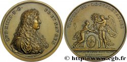 LOUIS XIV LE GRAND OU LE ROI SOLEIL Médaille, Prise de Lille, refrappe