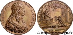 LOUIS XIII Médaille, Royaume sous la protection de la Vierge, refrappe moderne