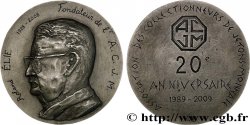 CINQUIÈME RÉPUBLIQUE Médaille, Roland Elie, Association des collectionneurs de jetons-monnaies