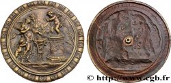ART, PAINTING AND SCULPTURE Médaille, scène décorative