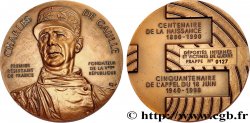 V REPUBLIC Médaille, Charles de Gaulle, Centenaire de sa naissance