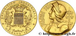 III REPUBLIC Coffret de deux médailles unifaces, Jeanne d’Arc