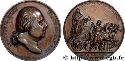 LOUIS XVIII Médaille, Seconde entrée de Louis XVIII à Paris