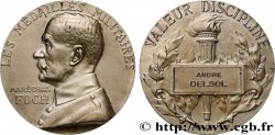 TROISIÈME RÉPUBLIQUE Médaille, Maréchal Foch, Valeur discipline