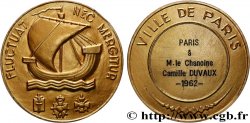 QUINTA REPUBLICA FRANCESA Médaille de la Ville de Paris, Fluctuac Nec Mergitur