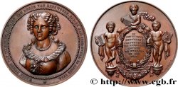 PAYS-BAS - ROYAUME DES PAYS-BAS - GUILLAUME III Médaille, Maria Duyst van Voorhout, Centenaire des Fondations de Renswoude