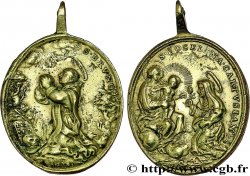 RELIGIOUS MEDALS Médaille, Saint Bruno et Sainte Rosalina