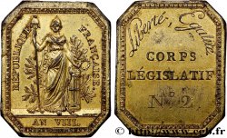 CONSULAT Plaquette, Corps législatif TTB