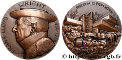 FAMOUS FIGURES Médaille, Frank Lloyd Wright, Fallingwater