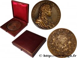 LOUIS XIV LE GRAND OU LE ROI SOLEIL Médaille, Prise de douze villes en Hollande, refrappe