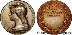 III REPUBLIC Médaille, offerte par le sénateur Ringot