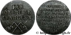 LOUIS-PHILIPPE - LES TROIS GLORIEUSES Médaille politique commémorant les journées de juillet 1830