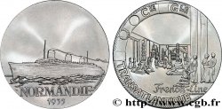 CINQUIÈME RÉPUBLIQUE Médaille, Paquebot Normandie