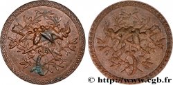 AMOUR ET MARIAGE Médaille de mariage, tirage incus