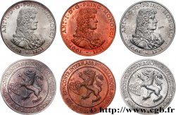 MONACO Lot de trois médailles, Essai, Antoine Ier de Monaco EBC