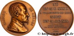 METALLIC GALLERY OF THE GREAT MEN FRENCH Médaille, Olivier de Serres, refrappe