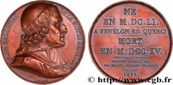 GALERIE MÉTALLIQUE DES GRANDS HOMMES FRANÇAIS Médaille, François Salignac de la Motte Fenelon TTB