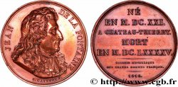 GALERIE MÉTALLIQUE DES GRANDS HOMMES FRANÇAIS Médaille, Jean de la Fontaine XF