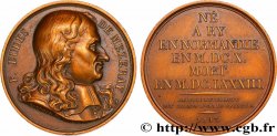 GALERIE MÉTALLIQUE DES GRANDS HOMMES FRANÇAIS Médaille, François Eudes, sieur de Mézeray, refrappe SUP