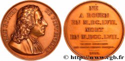 METALLIC GALLERY OF THE GREAT MEN FRENCH Médaille, Bernard Le Bouyer de Fontenelle, refrappe