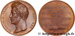 CHARLES X Médaille, Monument à la mémoire de Louis XVI, décerné au Baron Louis Wangen de Géroldseck TTB+