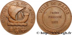 QUATRIÈME RÉPUBLIQUE Médaille de la Ville de Paris, Fluctuac Nec Mergitur