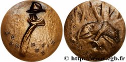 QUINTA REPUBLICA FRANCESA Médaille, Jean Moulin